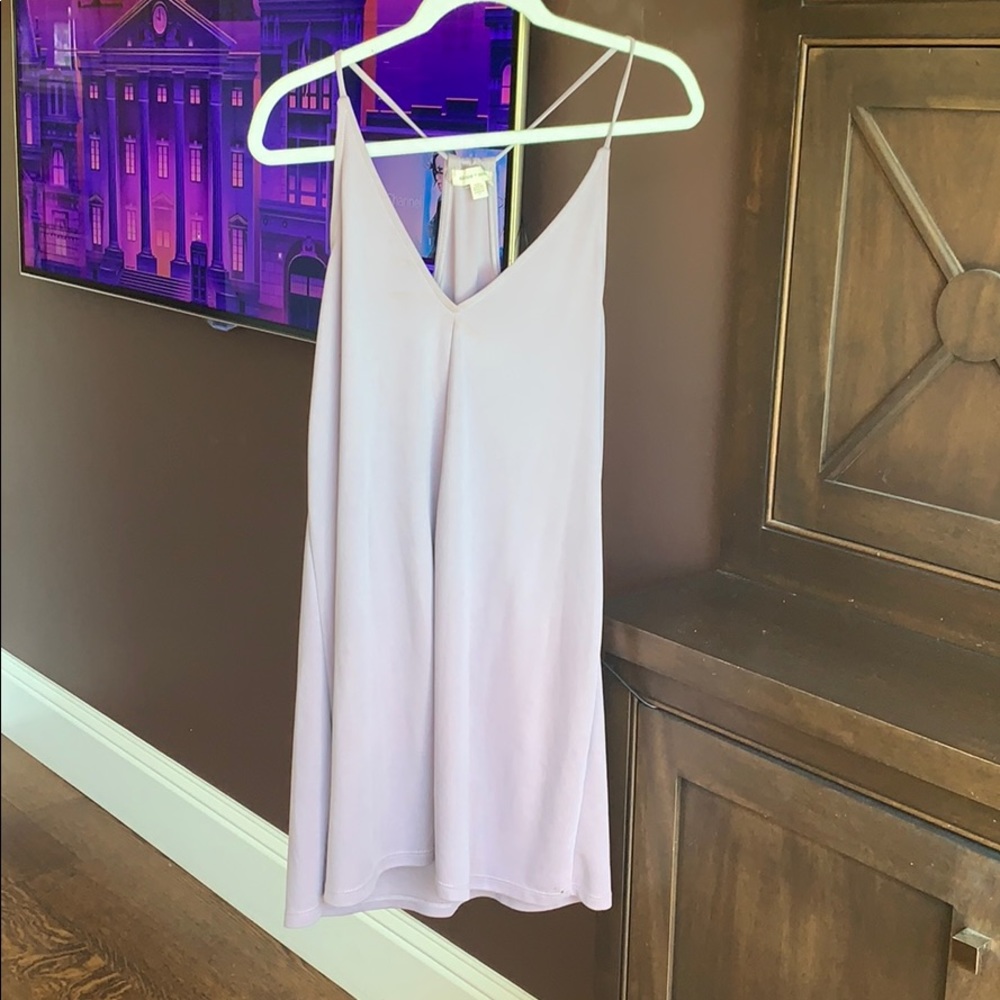 Silence + noise lavender dress
